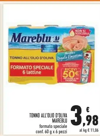 Conad Superstore Mareblu Tonno All'olio D'oliva offerta