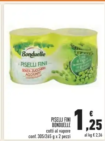 Conad Superstore Bonduelle Piselli Fini offerta