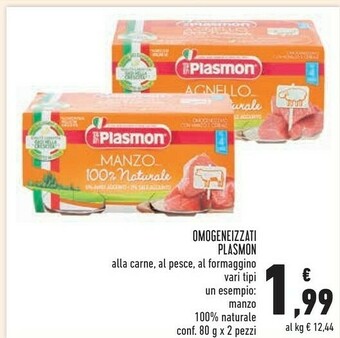 Conad Superstore Plasmon Omogeneizzati offerta
