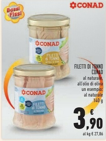 Conad Superstore Conad Filetti Di Tonno offerta