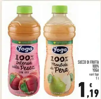 Conad Superstore Yoga 100% Intensa Alla Pesca Con Uva 1000 G(ml) offerta