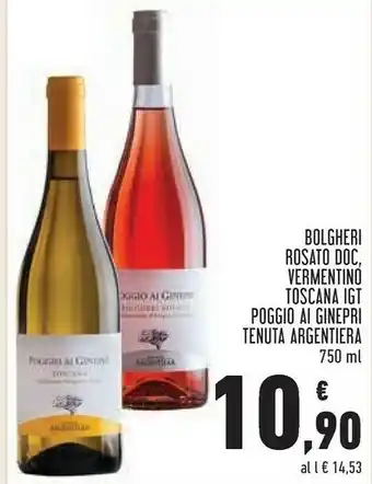 Conad Superstore Tenuta Argentiera Bolgheri Rosato Doc offerta