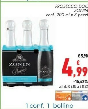 Conad Superstore Zonin Prosecco Doc offerta