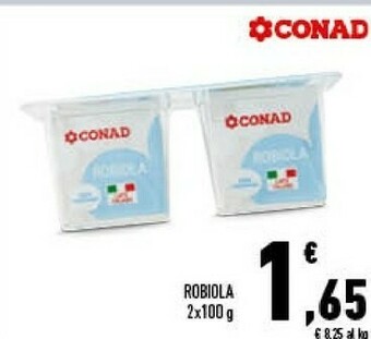 Conad Conad - Robiola Con Fermenti Lattici Vivi 200 G(ml) offerta
