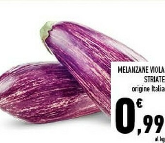 Conad Melanzane Viola Striate offerta