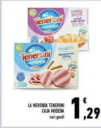 Conad Casa Modena Teneroni La Merenda Equilibrata 170 G(ml) offerta