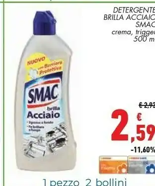 Conad Superstore Smac Detergente Brilla Acciaio offerta