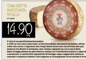 Conad Botalla Toma Grotta Invecchiata offerta