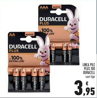 Conad Superstore Duracell Linea Pile Plus 100 offerta