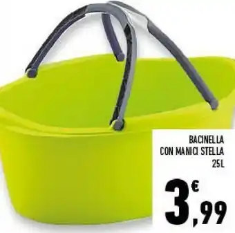 Conad Bacinella Con Manici Stella offerta