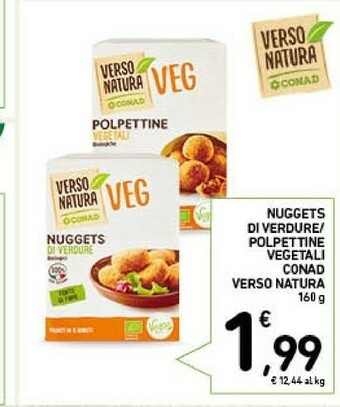 Conad Conad - Nuggets Di Verdure Biologici Veg Verso Natura 160 G(ml) offerta