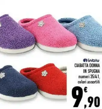 Conad Inblu Ciabatta Donna In Spugna offerta