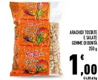 Conad Gemme Di Bonta Arachidi Tostate E Salate offerta
