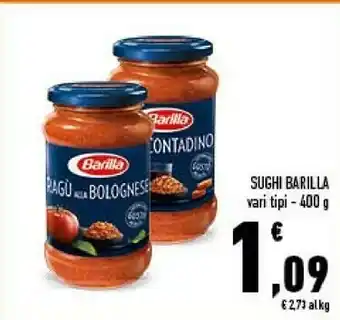Conad Barilla Ragù Alla Bolognese 400 G(ml) offerta