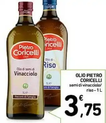 Pietro Corricelli - Olio Di Semi Di Vinacciolo 1000 G(ml)