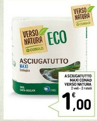 Conad Conad Asciugatutto Maxi Verso Natura offerta