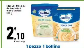 Conad Mellin Creme offerta