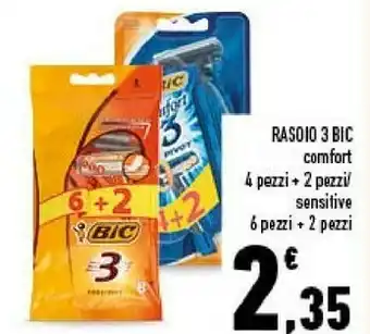 Conad Bic Rasoio 3 Comfort offerta