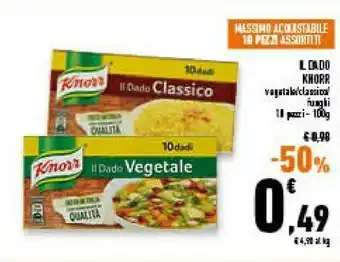 Conad Knorr Il Dado Classico offerta