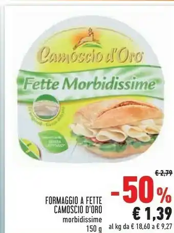 Conad Camoscio d'Oro Fette Morbidissime 150 G(ml) offerta