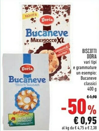 Conad Doria Bucaneve 400 G(ml) offerta