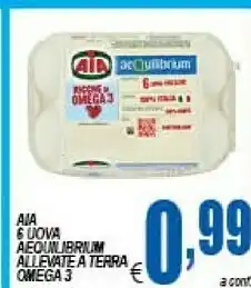 DEM Aia 6 Uova Aequlibrium Allevate A Terra Omega 3 offerta