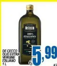DEM De Cecco Olio Extra Vergine Di Oliva 1000 G(ml) offerta