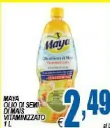 DEM Maya Olio Di Semi Di Mais Vitaminizzato 1000 G(ml) offerta