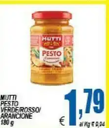 DEM Mutti Pesto Rosso Di Pomodoro 180 G(ml) offerta