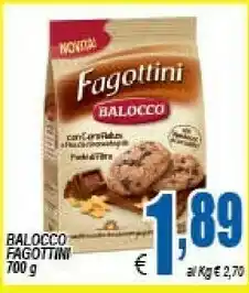 DEM Balocco Fagottini Con Cornflakes E Fiocchi D'Avena Integrale 700 G(ml) offerta