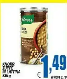 DEM Knorr Zuppe In Lattina offerta