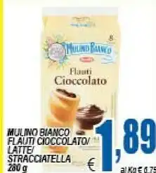 DEM Mulino Bianco Flauti Al Cioccolato 280 G(ml) offerta