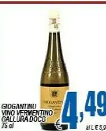 DEM Giocantinu - Vermentino Di Gallura 750 G(ml) offerta