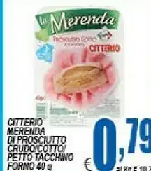 DEM Citterio Merenda Di Prosciutto Crudo offerta
