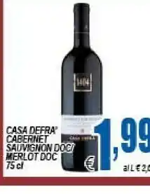 DEM Casa defrà Cabernet Sauvignon Doc offerta