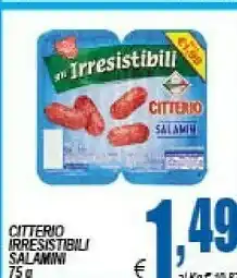 DEM Citterio Irresistibili Salamini offerta