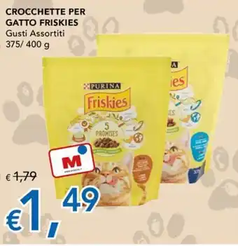CROCCHETTE PER GATTO FRISKIES Gusti Assortiti 375/ 400 g