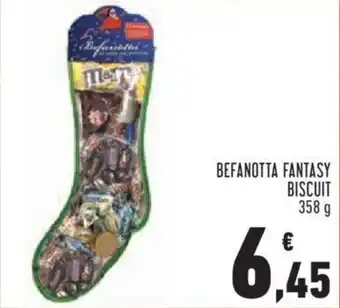 Conad City BEFANOTTA FANTASY BISCUIT 358 g offerta