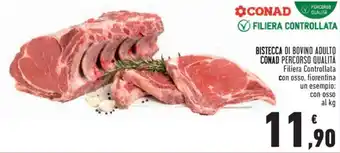 Conad City BISTECCA DI BOVINO ADULTO CONAD PERCORSO QUALITÀ offerta