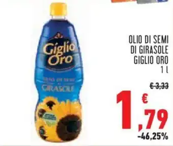 Conad City OLIO DI SEMI DI GIRASOLE GIGLIO ORO 1 l offerta