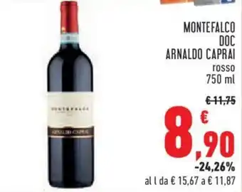 Conad City MONTEFALCO DOC ARNALDO CAPRAI rosso 750 ml offerta