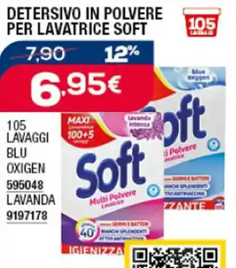 Bricofer DETERSIVO IN POLVERE PER LAVATRICE SOFT offerta