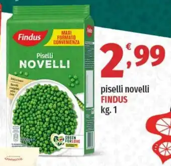 Vivo Supermercati piselli novelli FINDUS kg. 1 offerta