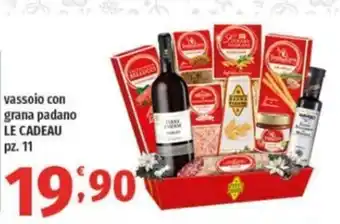 Vivo Supermercati vassoio con grana padano LE CADEAU pz. 11 offerta