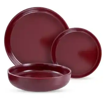 Franzy's Casa collection servizio piatti 18pz skandik bordeaux offerta