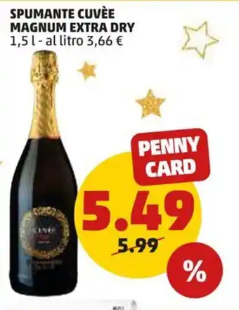 PENNY SPUMANTE CUVÈE MAGNUM EXTRA DRY 1,5 l offerta