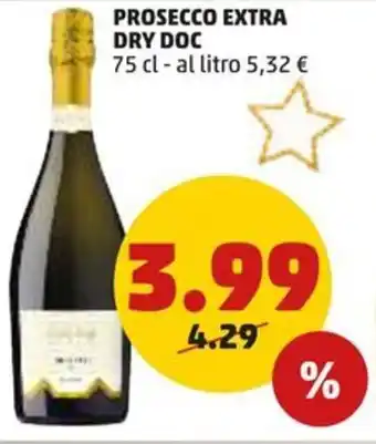 PENNY PROSECCO EXTRA DRY DOC 75 cl offerta