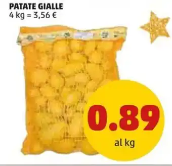 PENNY PATATE GIALLE 4 kg offerta