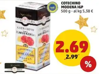 PENNY COTECHINO MODENA IGP 500 g offerta