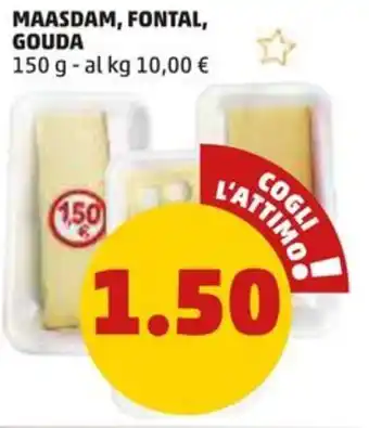 PENNY MAASDAM, FONTAL, GOUDA 150 g offerta